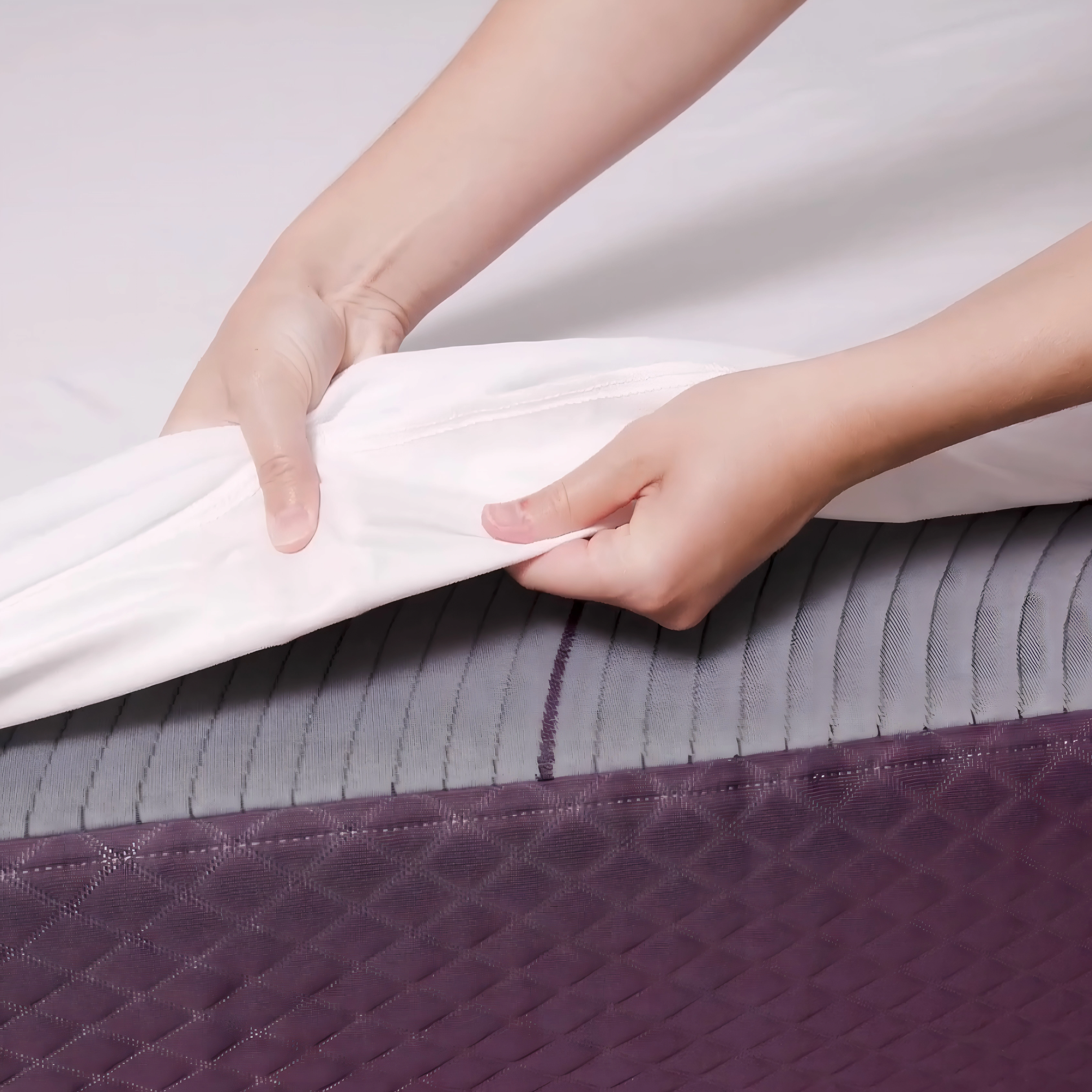 Purple Waterproof Mattress Protector – 4